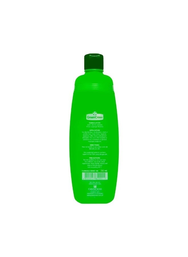Green Cross محلول كحول الأيزوبروبيل 70% مطهر ومعقم 250 مل - Image 4